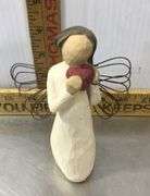 Angel Of Learning and Angel Of Heart Willow Tree Figures