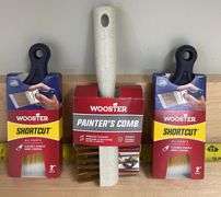 Wooster Shortcut Paint Brushes & Painter’s Comb (New)
