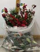 Tote with Bags of Fall & Winter Decor