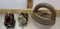 GE Steam Iron (powers on), Ricer, Sad Irony & Porcelain Insulators