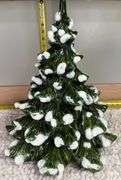 Ceramic Christmas Tree & Rug
