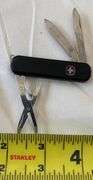 3 Black Wenger Delemont Swiss Army Knives