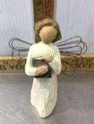 Angel Of Learning and Angel Of Heart Willow Tree Figures
