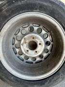 Qty-4 Bridgestone Super Sport Tires with Aluminum  Rims, 5x 4.75” Bolt Pattern, 245/50ZR16 97W