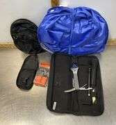 Neck Pillow, Rat Poison, Tire Sealant(full),Tools, Atlas, Propane Tank Cap & More