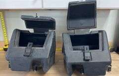 2 Storage Bins That Attach To 4 Wheeler