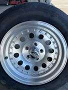 Qty-4 Bridgestone Super Sport Tires with Aluminum  Rims, 5x 4.75” Bolt Pattern, 245/50ZR16 97W