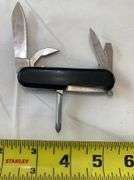 3 Black Wenger Delemont Swiss Army Knives