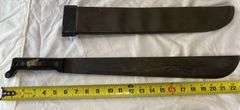 1966 Vietnam War Era 18” Ontario Knife U.S. Machete w/ Sheath
