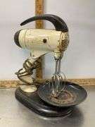 Vintage Sunbeam Mixmaster (condition unknown) & 6” InLine Duct Fan Inductor