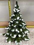 Ceramic Christmas Tree & Rug