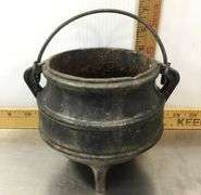 5” Tall Cast Iron Cauldron Pot