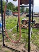 Raised 250 Gallon Fuel Tank- frame is 6’ tall