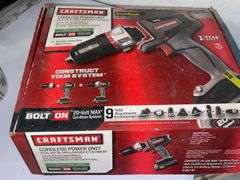 Never Used- Craftsman 20V Max Cordless 3/8” Drill w/ Battery & Charger