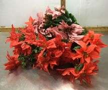 Large Lot Of Artificial Flowers