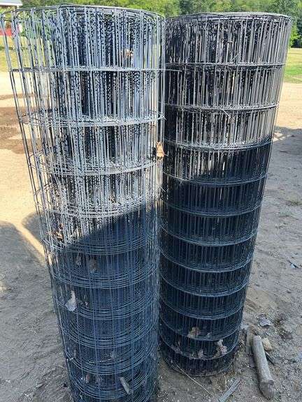 Red Brand 4’ Welded Wire Fencing - 1 Full & 1 Used Roll