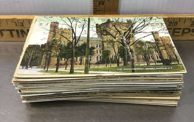 Stack Of Vintage Postcards