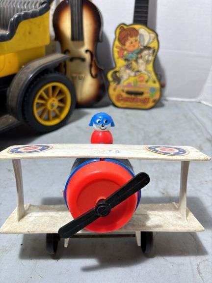 Marx Fire Trucks, Bulldozer, Playart Toy Fire Truck & Other Toys