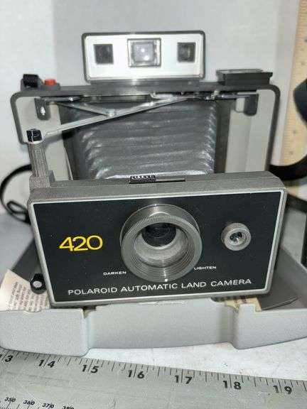 1977 Polaroid 420 Automatic Land Camera w/ Case