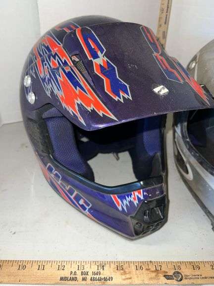 Two HJC ATV Helmets