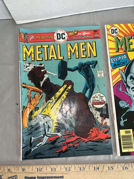 Three DC Metal Men Comics