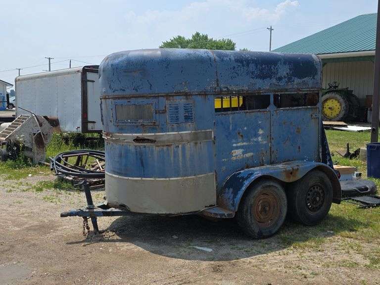 2 Stahl Horse Trailer
