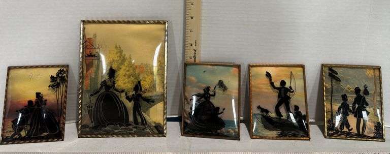 Convex Glass 1920s-1950s Silhouettes