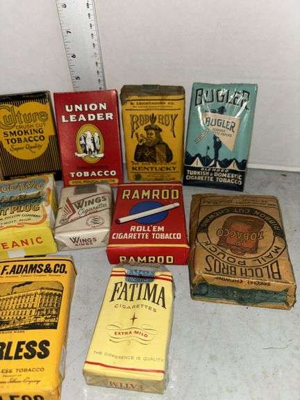 Various Brands of Tobacco, Cigars  & Cigarettes
