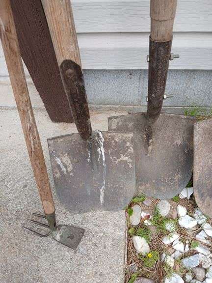 Shovels, Weeding Tool and Axe