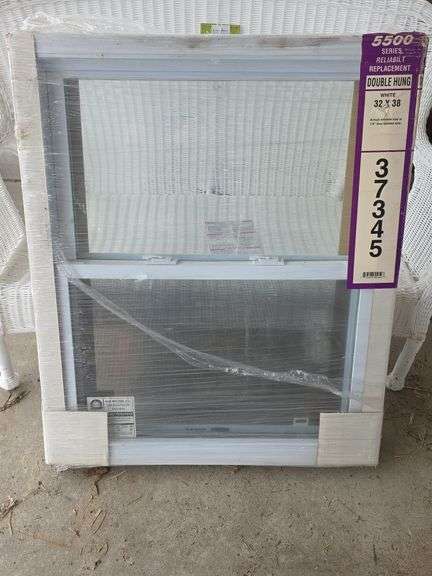 White 32 x 38 Double Hung Window