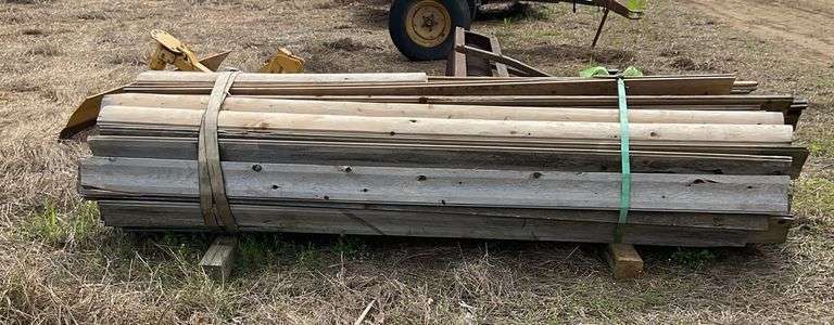 Bundle of Tongue & Groove Lumber