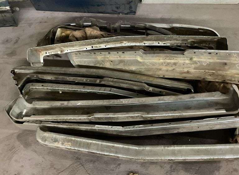 Collection of Assorted Steel Bumpers