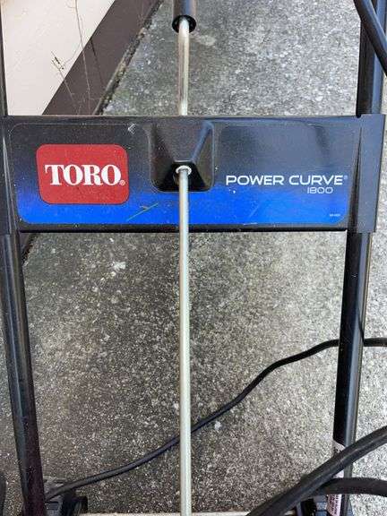 Toro Electric Power Curve 1800 18” Path Snowthrower- has power