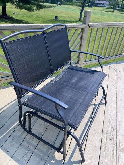Outdoor Glider Loveseat (36” tall & 41” long)