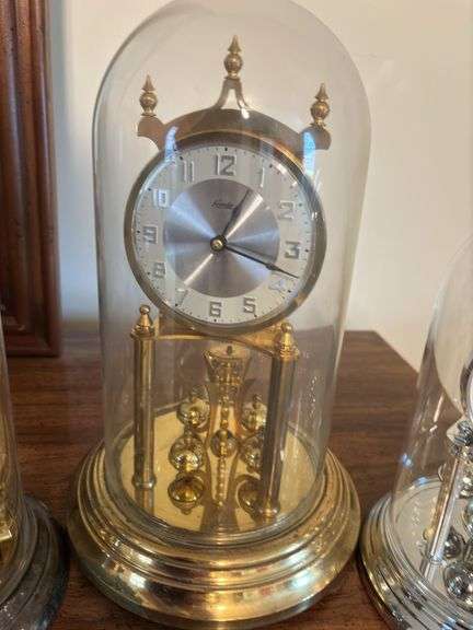 Zundo Anniversary Clock, Schatz Made In Germany 400 Day, Bulova Quartz Mantle Clock- Made In USA