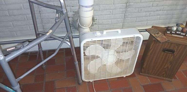 Walker, Box Fan, Small Wooden Cabinet & The Development of the Golf Ball