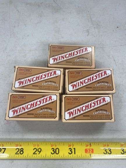 5 Boxes (250 ct.) Winchester 22 WRF Limited Edition Cartridges