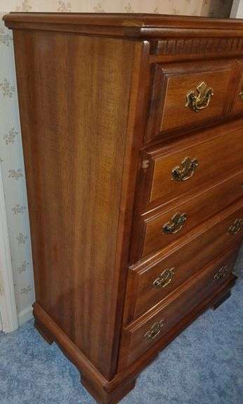 Bassett Four Drawer Dresser  45"×32"×18"
