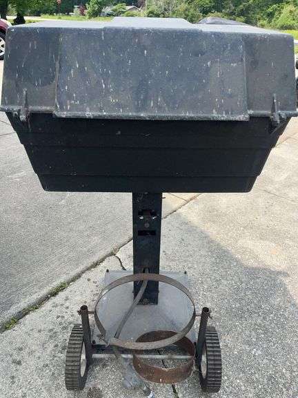 John Deere Propane Grill- needs work/reassembly (44” tall & 32”x20”)