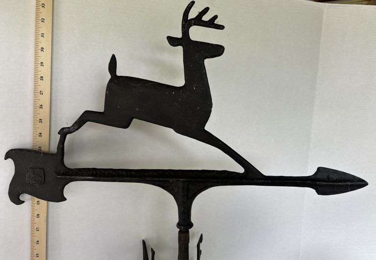 Cast Iron John Deere Weather Vane