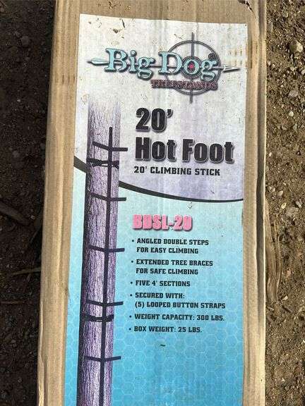 NIB- Big Dog Treestands 20’ Climbing Stick