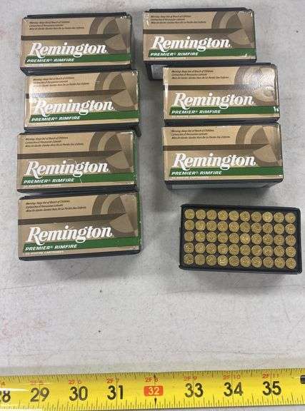 8 Boxes (400 Cartridges) Remington 17 Mach 2 17 GR Accutip V Boat Tail PR17LR Ammo