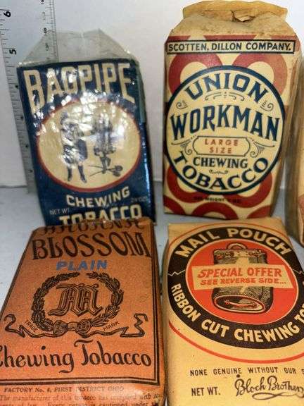 Mail Pouch & Other Assorted Brands of Chewing Tobacco