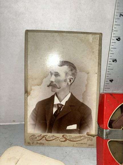 Assortment of Vintage Photos, Men’s Cuffs, Suspenders & More