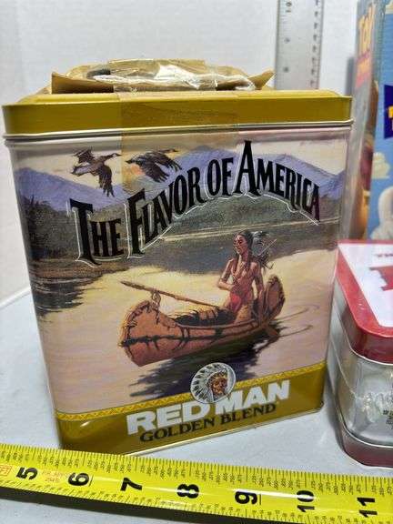 Red Man Golden Blend Tin w/ Belt Buckle, Toy Story Mr Potato Head, The Lone Ranger & Star Wars Metal
