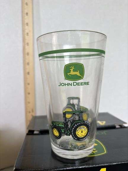 John Deere Glass Tumblers- Set of Eight