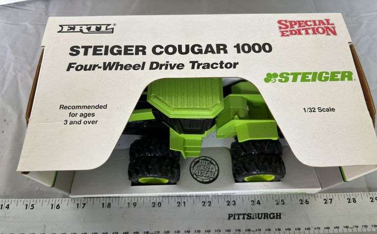 Special Edition ERTL Steiger Cougar 1000 Four Wheel Drive Tractor