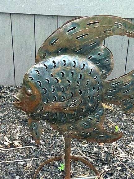 Metal Art 29” tall Fish