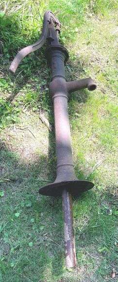 Antique Cast Iron 41” tall Pitcher Pump