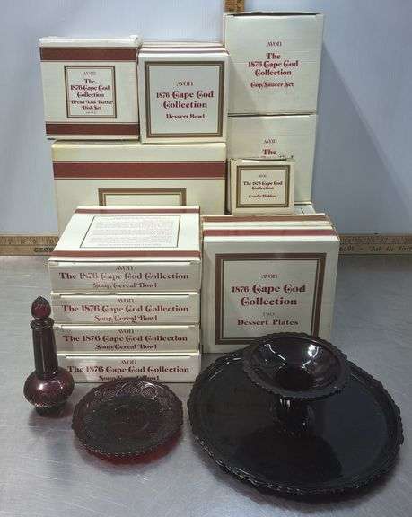 1876 Avon Cape Cod Collection (all boxes are full) - Sherwood Auctions